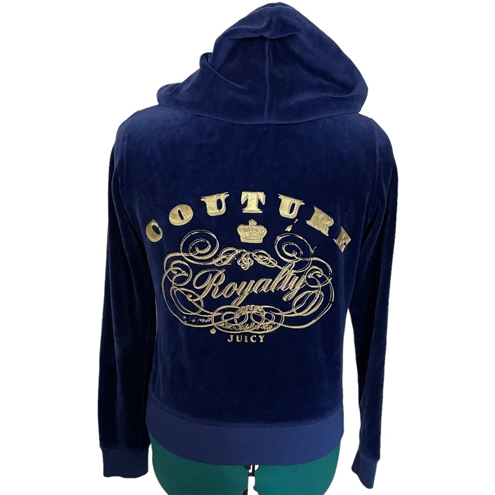Juicy Couture Velour Full Zip-Up Hoodie